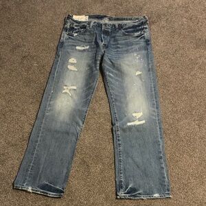 Abercrombie & Fitch Men's Straight Blue Jeans